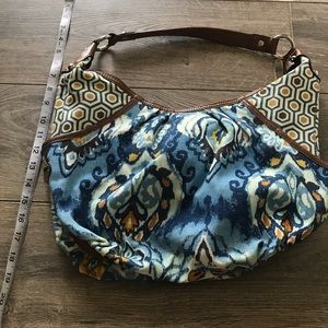 Tignanello multi colored pattern purse